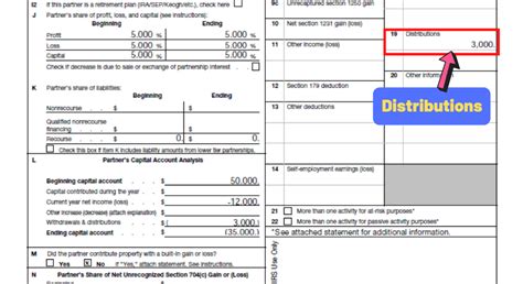 are box 19 k-1 distributions taxable|k1 1065 box 19.